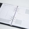 Day planner on 2 pages undated