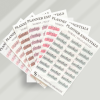 Highlighted word sticker