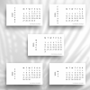 Monthly journalling cards