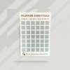 Square stickers transparent