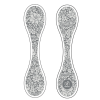 Jumbo Indienne Floral OliClip