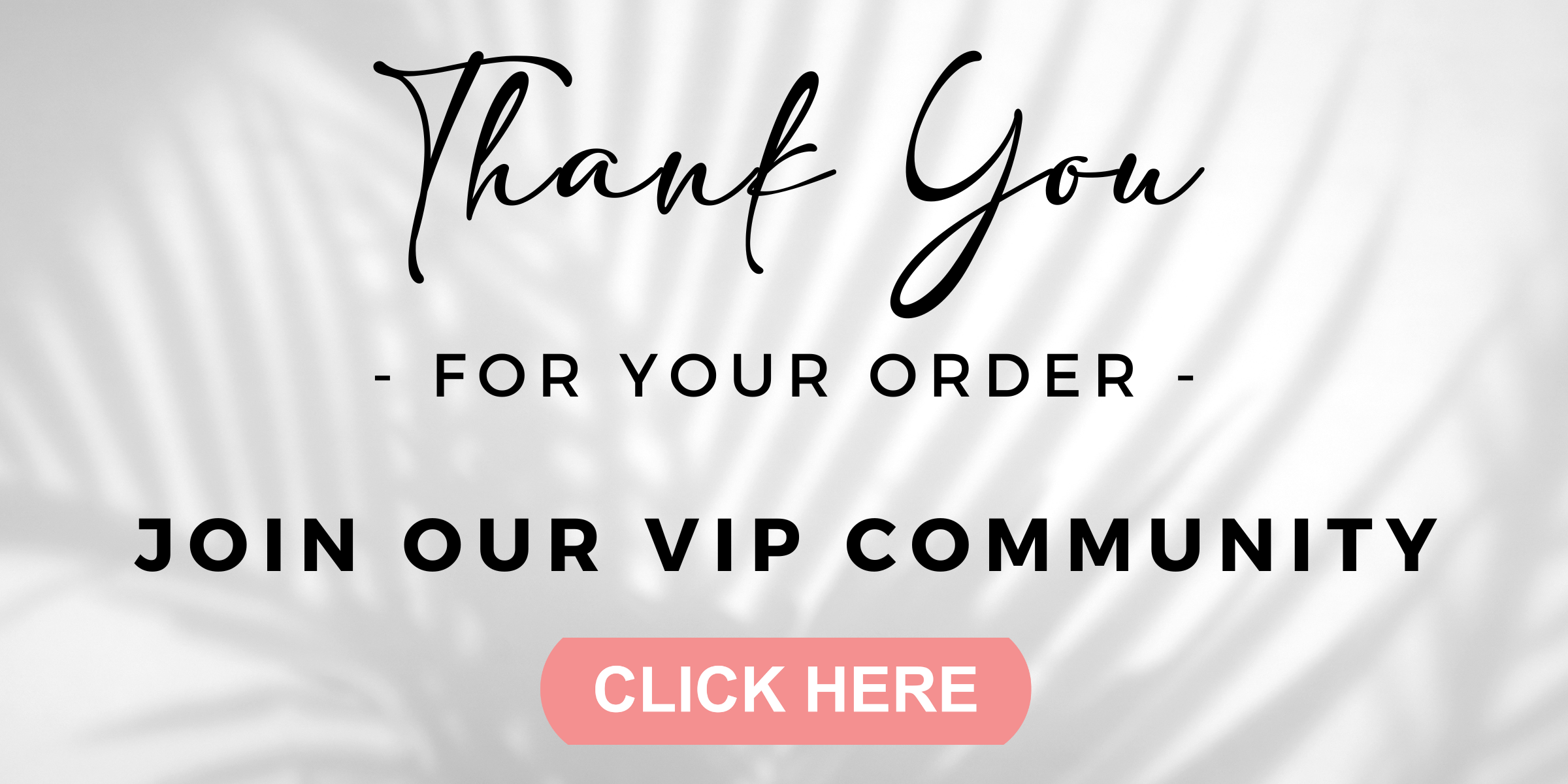 Thank you for your order!