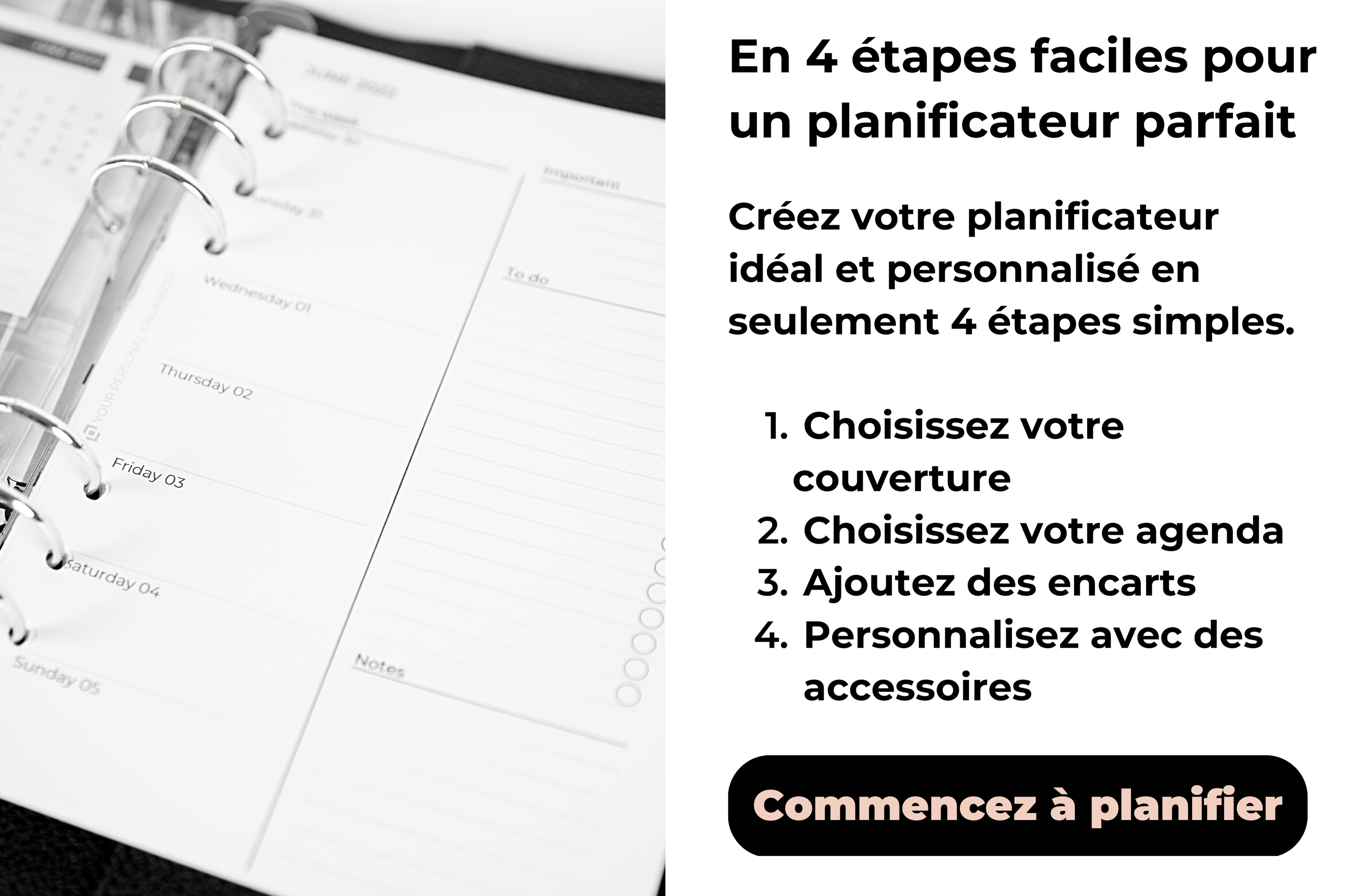 Découvrez Your Personal Organizer : créez votre agenda idéal !
