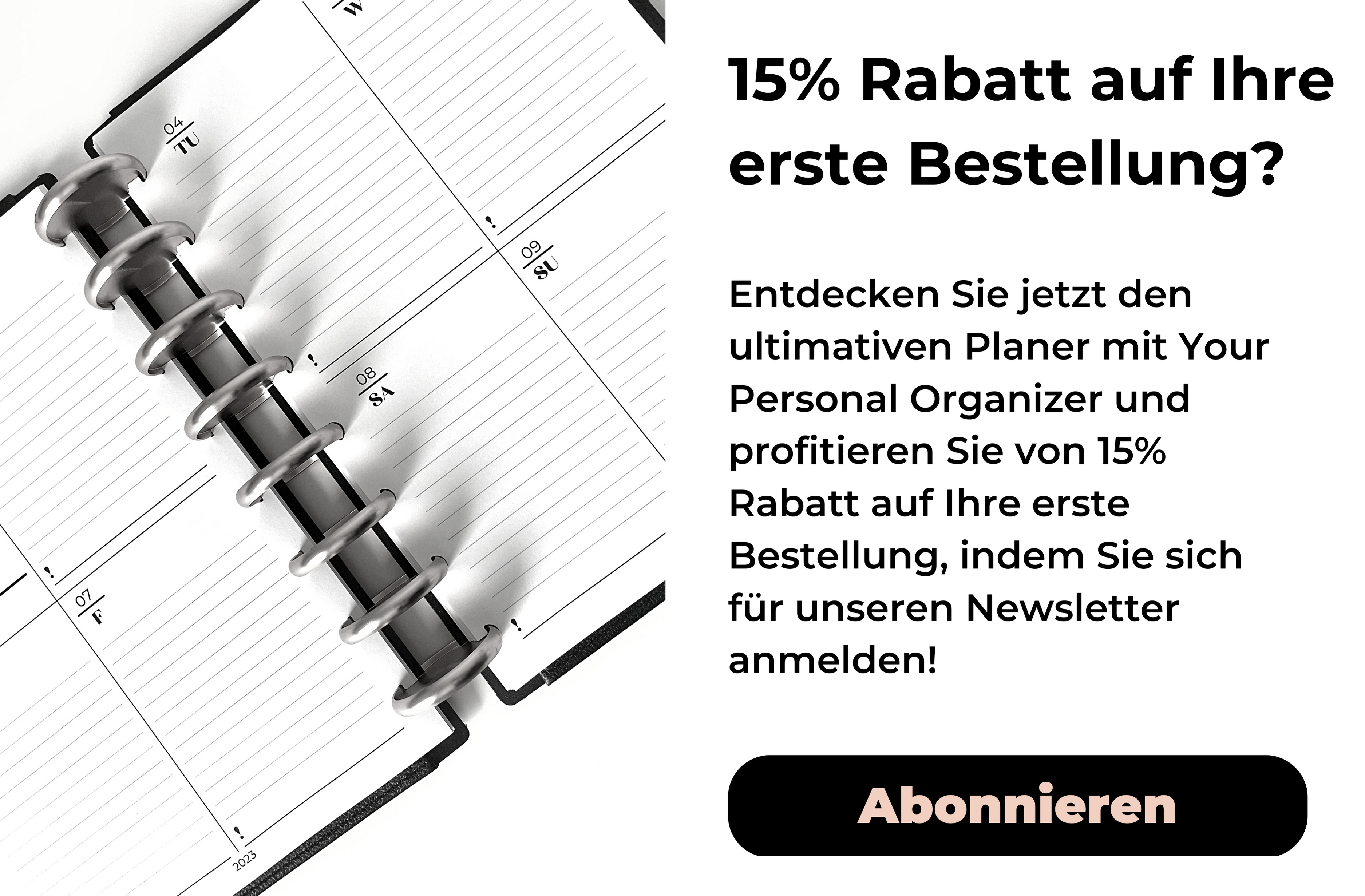 Entdecken Sie Your Personal Organizer: Erstellen Sie Ihren perfekten Planer!