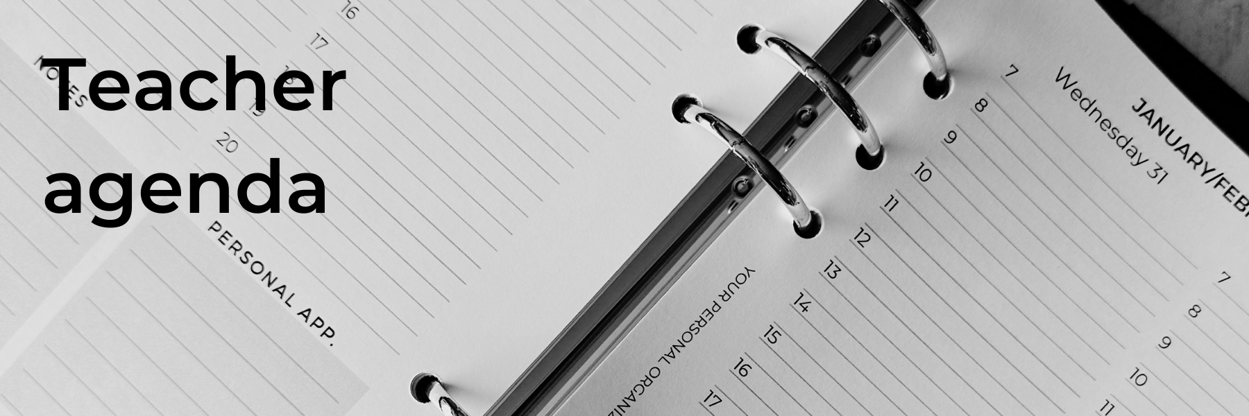 Teacher agenda